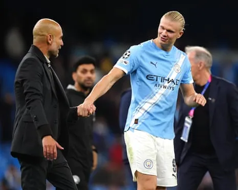 Haaland Enters Elite UCL Half-Century Group, Hailed by Pep as CR7 and Messi's Fellow Monster