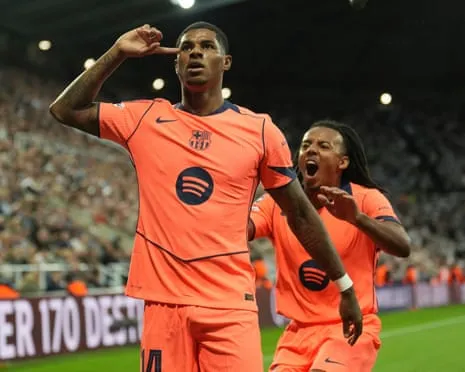 Striker spoils the Magpies' major evening and insists: ‘I’m improving at Barça’
