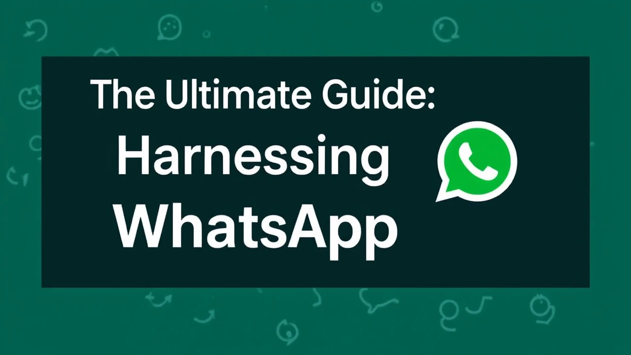 The Ultimate Guide: Harnessing WhatsApp Web Professionally
