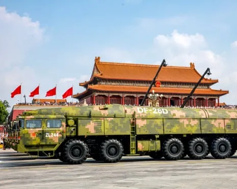 Existence in the Target Zone of China’s So-Called Guam Killer Ballistic Systems